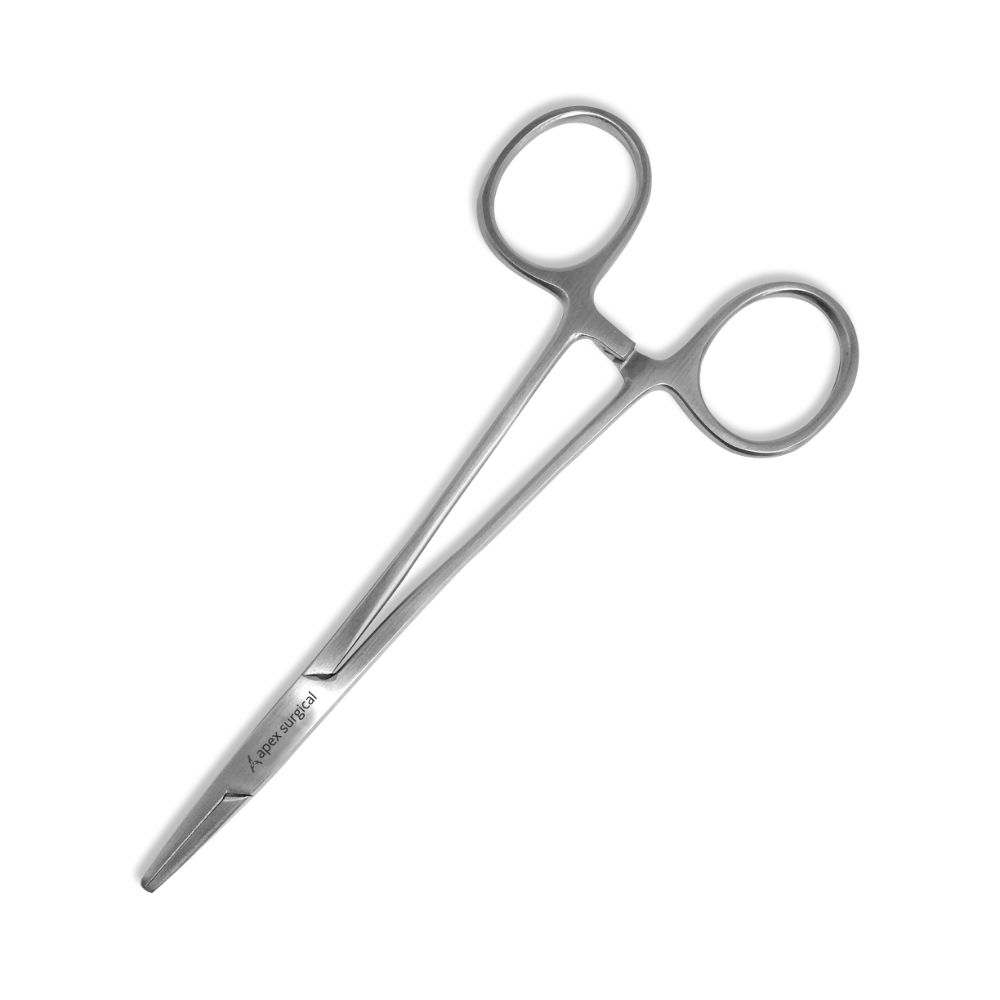 Needle Holder Halsey Smooth 13cm, Pack of 10 (Sterile)